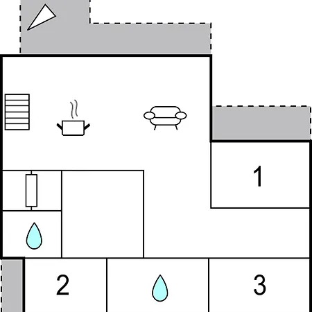 3 Bedroom Cozy In アパート ザダル